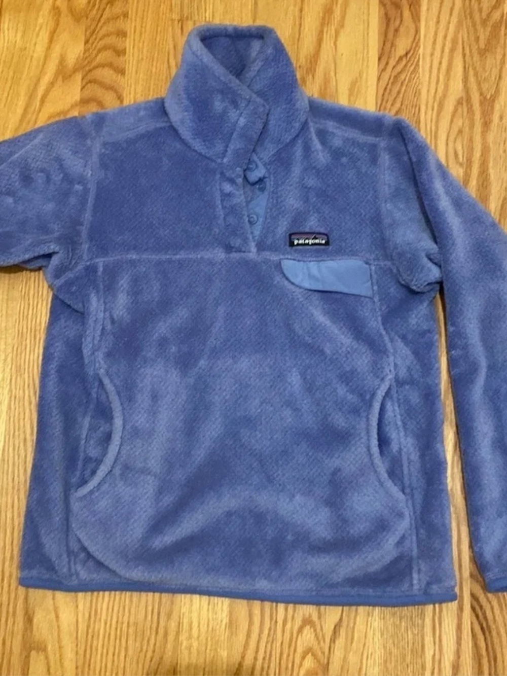 Patagonia Re-tool Fleece Pullover Small Blue/Purple